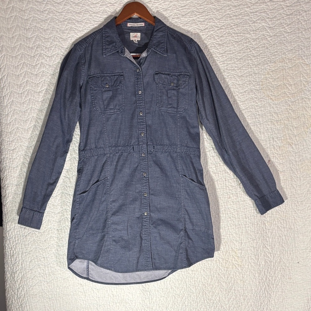 Women's Long Sleeve Denim Dress